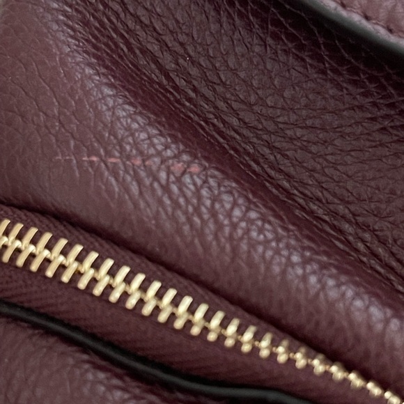 See By Chloe beautiful burgundy wine color Backpack with Gold Hardware - Picture 8 of 11